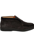 Santoni - Charcoal Suede Desert Boot SHOES Santoni