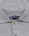 Robert Old - Flannel Oban 3 button 2ply Cashmere Polo Sweater CASHMERE Robert Old