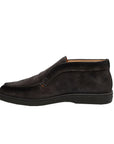 Santoni - Charcoal Suede Desert Boot SHOES Santoni