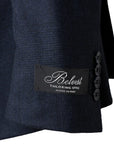 Belvest - Navy Check Italian Wool & Cashmere Suit SUITS Belvest