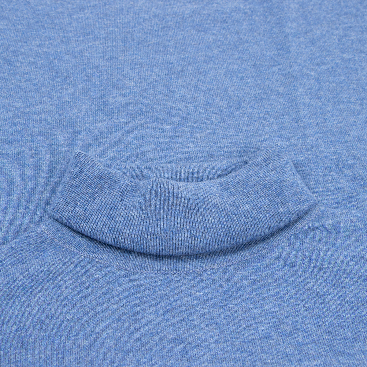 Robert Old - Lapis Elgin 2ply Roll Neck Cashmere Sweater CASHMERE Robert Old