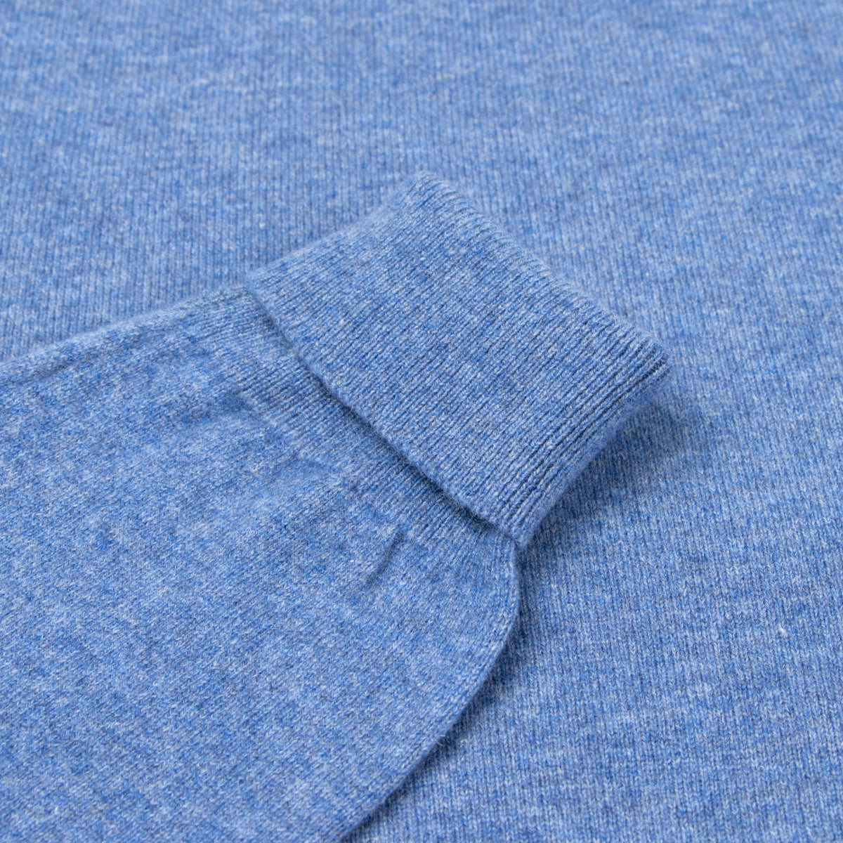 Robert Old - Lapis Elgin 2ply Roll Neck Cashmere Sweater CASHMERE Robert Old