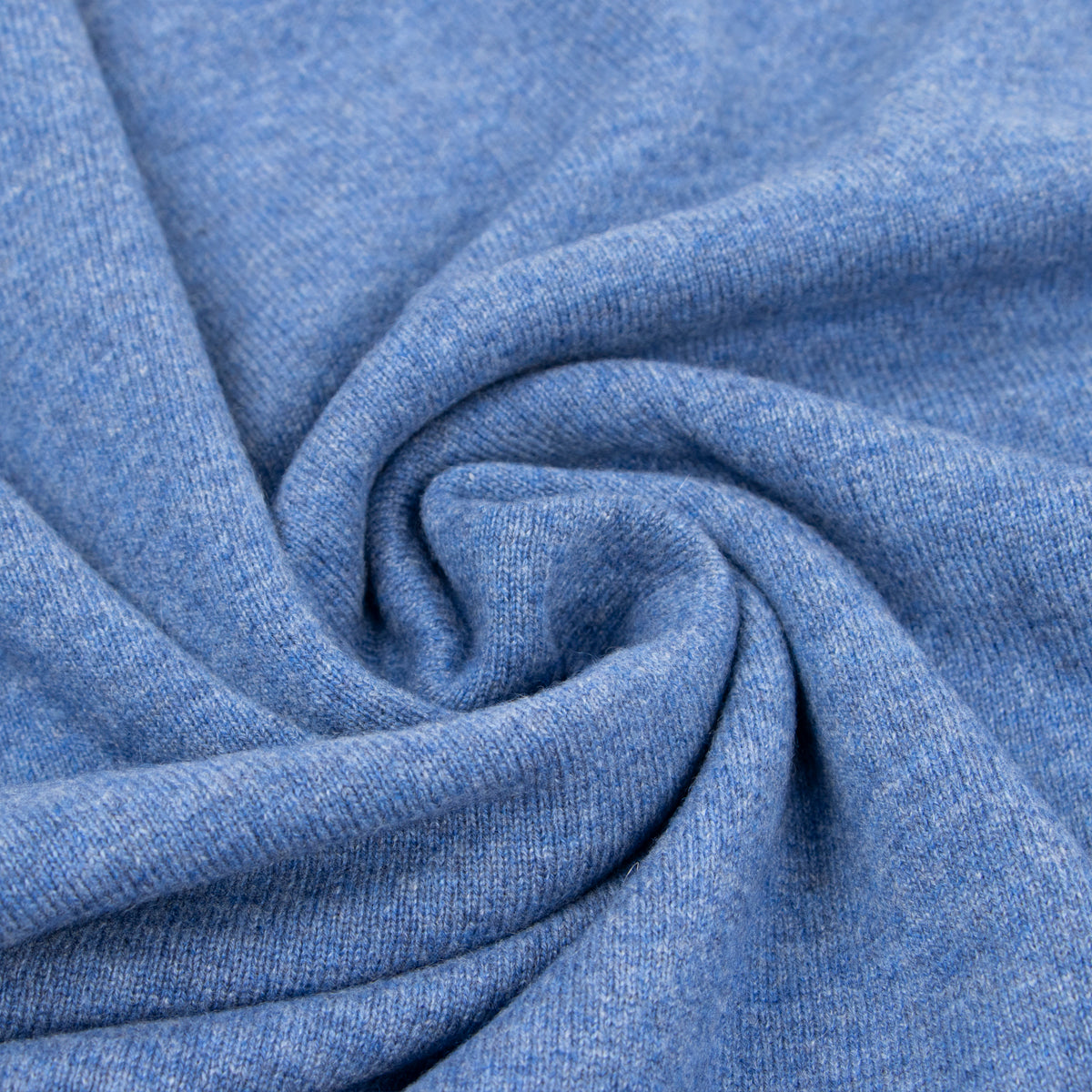 Robert Old - Lapis Elgin 2ply Roll Neck Cashmere Sweater CASHMERE Robert Old