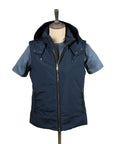 Moorer - Blue 'Evan' Lightweight Down Filled Jacket BLOUSONS MooRER