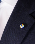 Belvest - Navy Check Italian Wool & Cashmere Suit SUITS Belvest