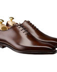 Alex Dark Brown Calf Leather Oxford Shoes SHOES Crockett & Jones