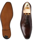 Alex Dark Brown Calf Leather Oxford Shoes SHOES Crockett & Jones