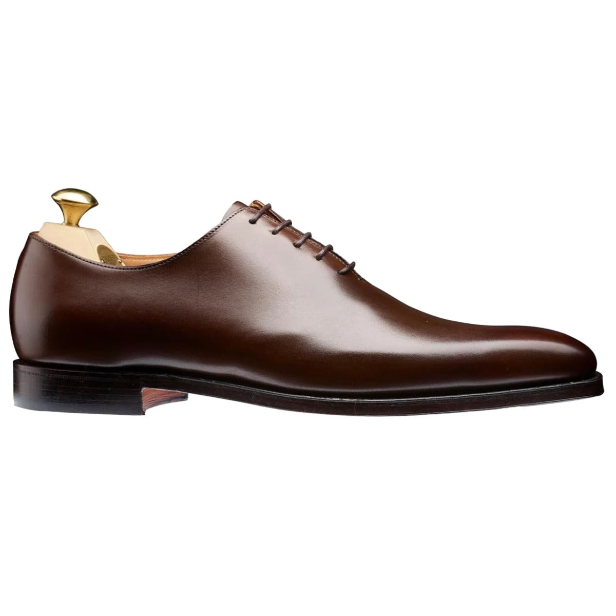 Crockett & Jones - Alex Dark Brown Calf Leather Oxford Shoes SHOES Crockett & Jones