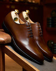 Alex Dark Brown Calf Leather Oxford Shoes SHOES Crockett & Jones