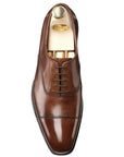 Crockett & Jones - Audley Dark Brown Hand Grade Oxford Shoes SHOES Crockett & Jones