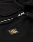 Belstaff - Black Jersey Cotton Full Zip Hoodie SWEATS Belstaff