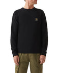 Belstaff - Black Lambswool Watch Crew Neck Jumper KNITWEAR Belstaff