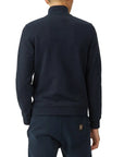 Belstaff - Dark Navy Zip Through Cotton Sweatshirt SWEATS Belstaff