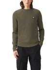 Belstaff - True Olive Lambswool Watch Crew Neck Jumper KNITWEAR Belstaff