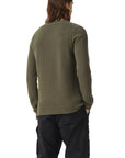 Belstaff - True Olive Lambswool Watch Crew Neck Jumper KNITWEAR Belstaff