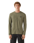 Belstaff - True Olive Long Sleeved Jersey Cotton T-Shirt TEE SHIRTS Belstaff