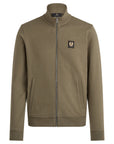 Belstaff - True Olive Zip-Through Cotton Sweatshirt SWEATS Belstaff