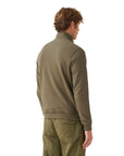 Belstaff - True Olive Zip-Through Cotton Sweatshirt SWEATS Belstaff