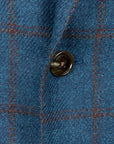 Belvest - Blue Windowpane Check "Jacket in the Box" JACKETS Belvest