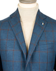 Belvest - Blue Windowpane Check "Jacket in the Box" JACKETS Belvest