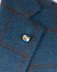 Belvest - Blue Windowpane Check "Jacket in the Box" JACKETS Belvest