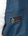 Belvest - Blue Windowpane Check "Jacket in the Box" JACKETS Belvest