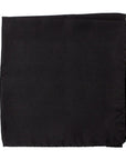 Robert Old - Black Silk Pocket Square HANDKERCHIEFS Robert Old