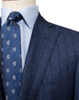Robert Old - Blue Vertical Stripe 100% Wool Flannel Suit SUITS Robert Old