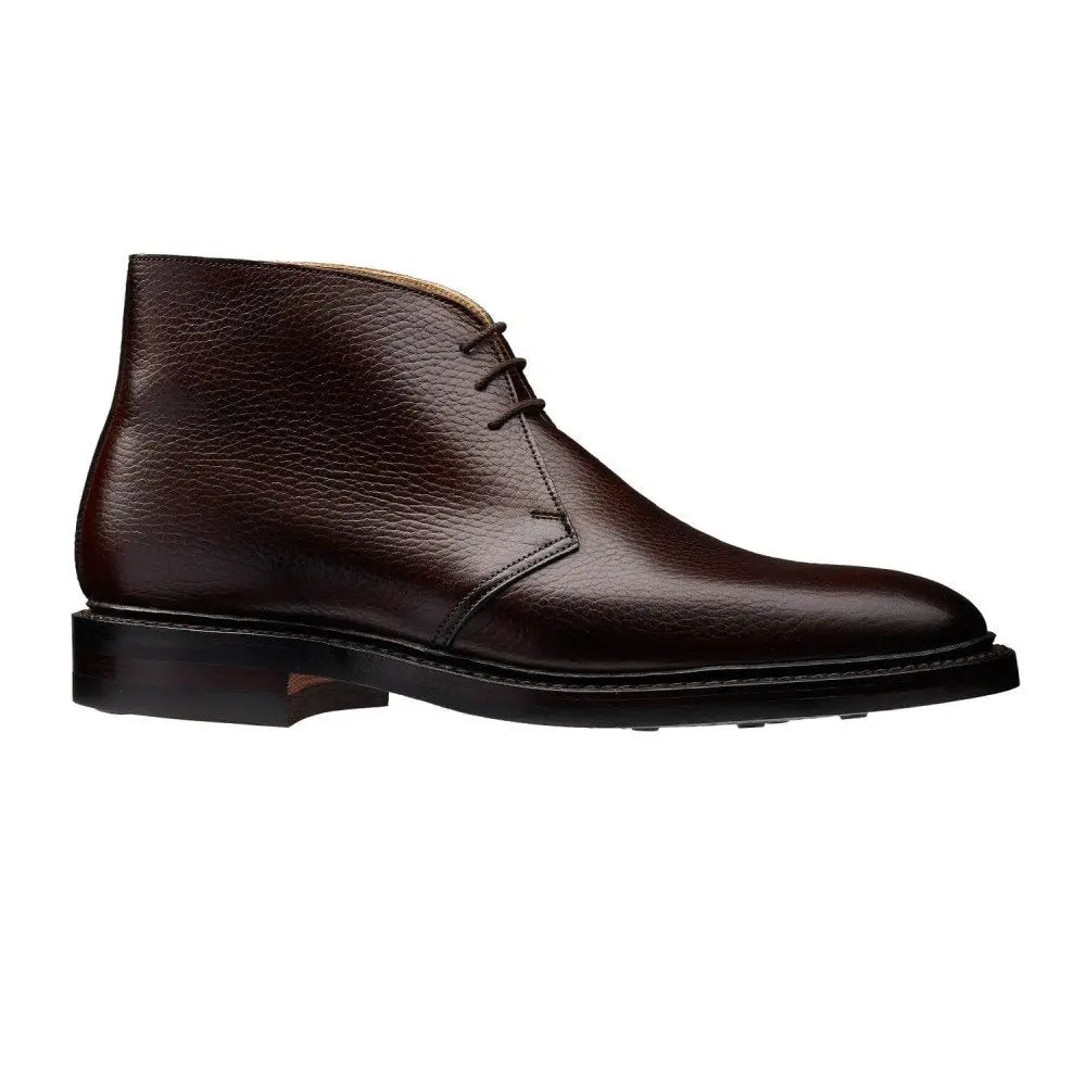 Crockett & Jones - Brecon Dark Brown Country Grain Boots SHOES Crockett & Jones