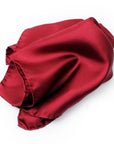 Robert Old - Burgundy Red Silk Pocket Square HANDKERCHIEFS Robert Old