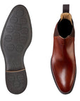 Crockett & Jones - Chelsea 8 Chestnut Calf Leather Boots SHOES Crockett & Jones