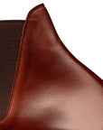 Crockett & Jones - Chelsea 8 Chestnut Calf Leather Boots SHOES Crockett & Jones