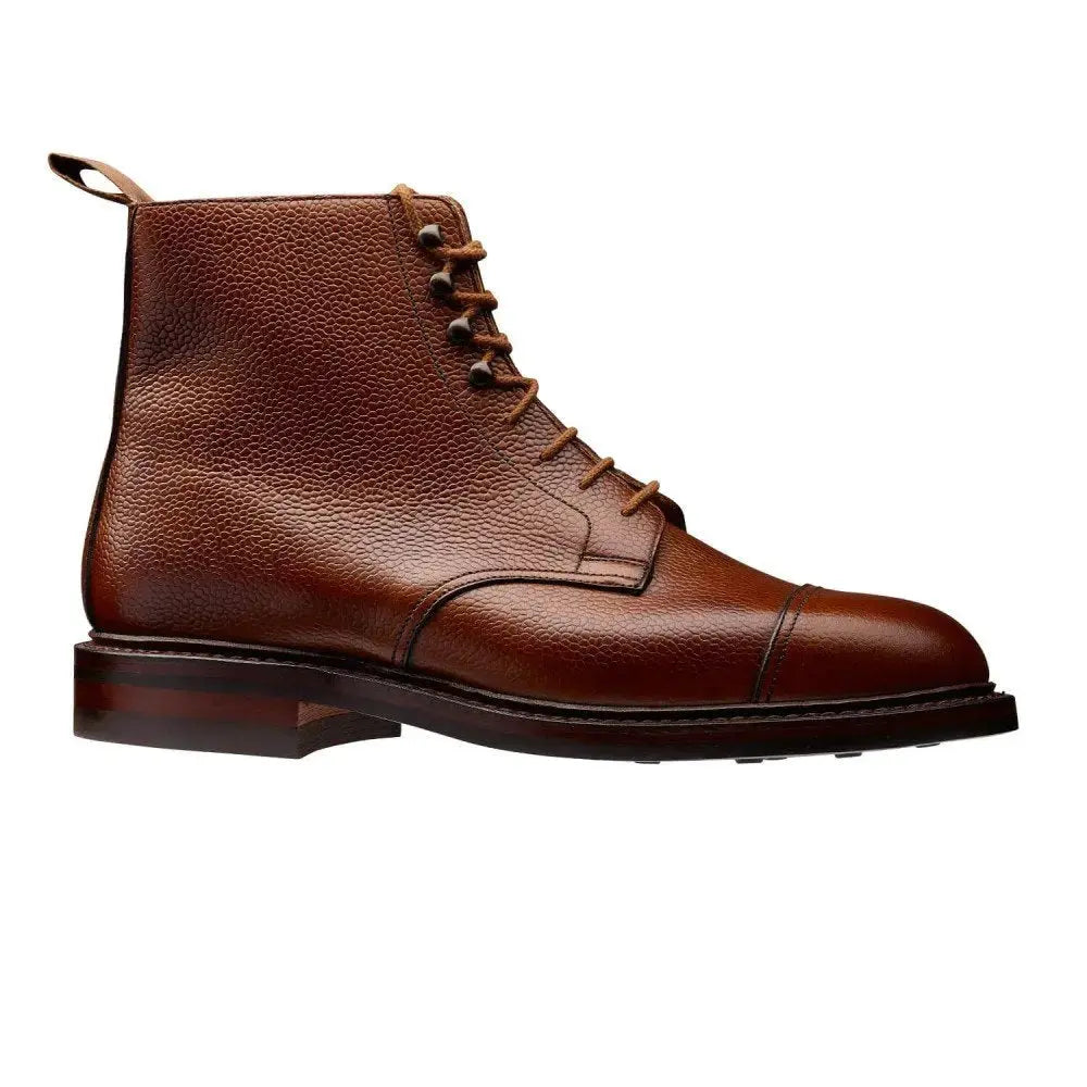Crockett & Jones - Tan Coniston Country Grain Boots SHOES Crockett & Jones