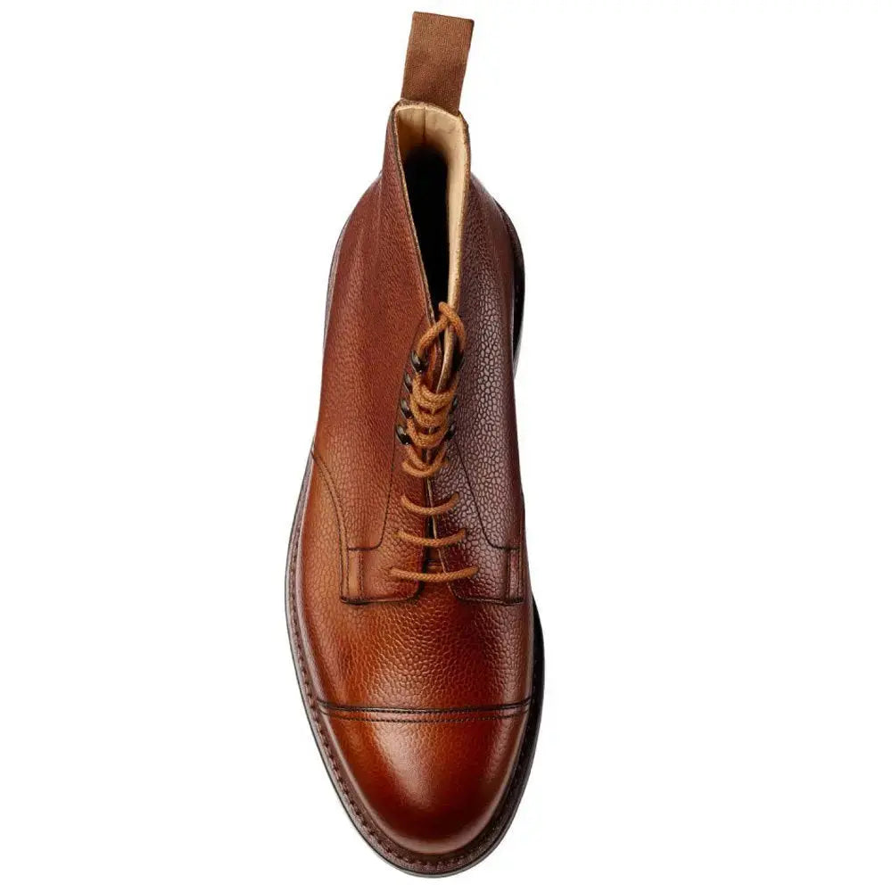 Crockett & Jones - Tan Coniston Country Grain Boots SHOES Crockett & Jones