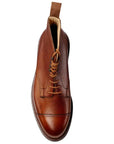 Crockett & Jones - Tan Coniston Country Grain Boots SHOES Crockett & Jones
