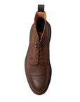 Crockett & Jones - Dark Brown Coniston Rough-Out Suede Boots SHOES Crockett & Jones