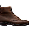 Crockett & Jones - Dark Brown Coniston Rough-Out Suede Boots SHOES Crockett & Jones