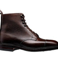 Crockett & Jones - Dark Brown Coniston Country Grain Boots SHOES Crockett & Jones