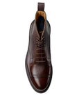 Crockett & Jones - Dark Brown Coniston Country Grain Boots SHOES Crockett & Jones dark brown 5UK