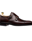 Crockett & Jones - Lowndes Pebble Grain Double Buckle Monk Shoes SHOES Crockett & Jones