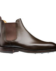 Crockett & Jones - Chelsea 5 Dark Brown Calf Leather Boots SHOES Crockett & Jones
