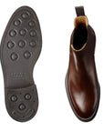 Crockett & Jones - Chelsea 5 Dark Brown Calf Leather Boots SHOES Crockett & Jones