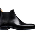 Crockett & Jones - Chelsea 8 Black Calf Leather Boots SHOES Crockett & Jones