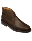 Crockett & Jones - Molton Dark Brown Rough-Out Suede Boots SHOES Crockett & Jones