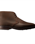 Crockett & Jones - Molton Dark Brown Rough-Out Suede Boots SHOES Crockett & Jones