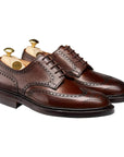 Crockett & Jones - Pembroke Dark Brown Scotch Grain Shoes SHOES Crockett & Jones