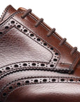 Crockett & Jones - Pembroke Dark Brown Scotch Grain Shoes SHOES Crockett & Jones