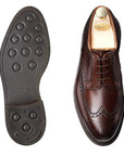 Crockett & Jones - Pembroke Dark Brown Scotch Grain Shoes SHOES Crockett & Jones