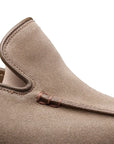 Crockett & Jones - Salcombe Khaki Suede Unstructured Loafer SHOES Crockett & Jones