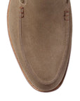 Crockett & Jones - Salcombe Khaki Suede Unstructured Loafer SHOES Crockett & Jones